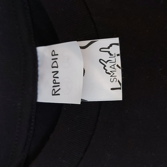 NWT RipN Dip Cat Tshirt Black Size Small - Picture 5 of 6